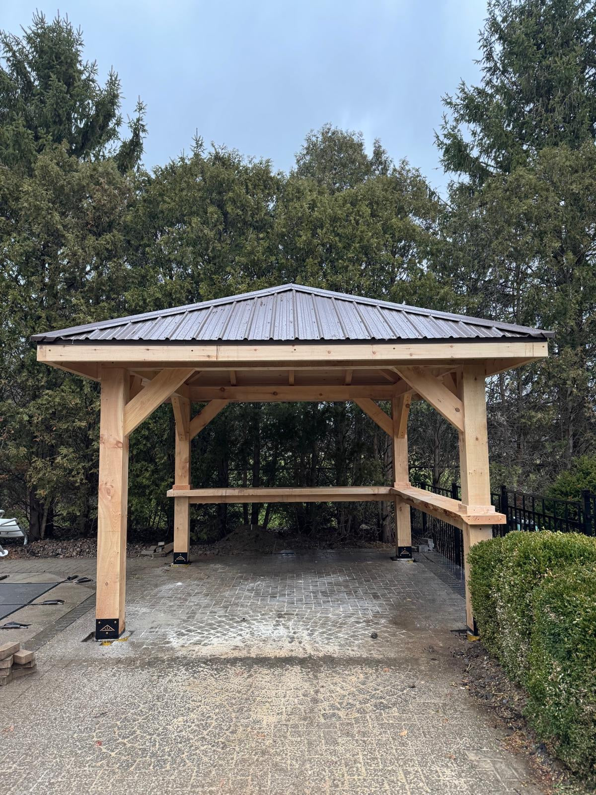 cottage timber pavilion