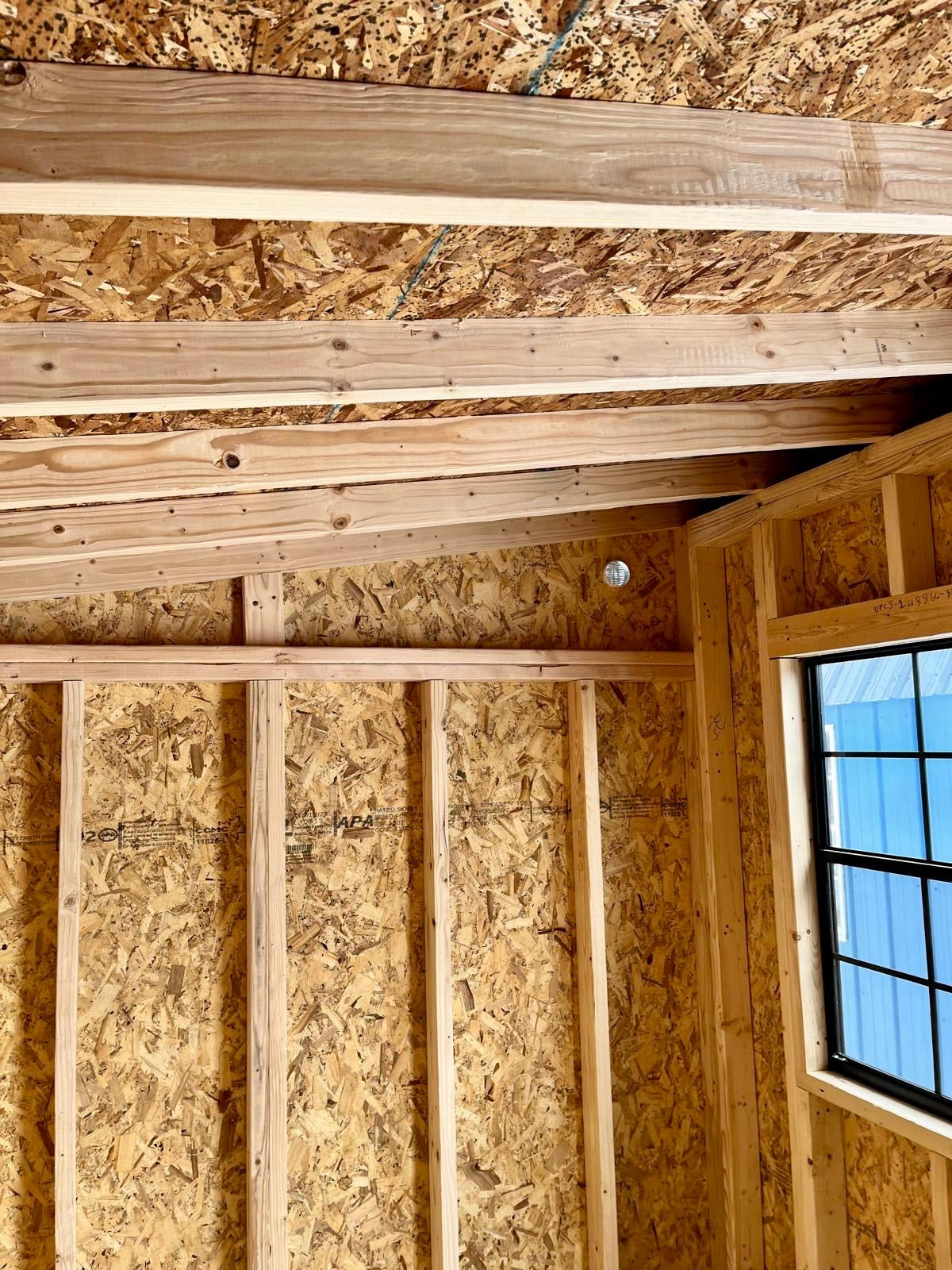 cottage shed inside