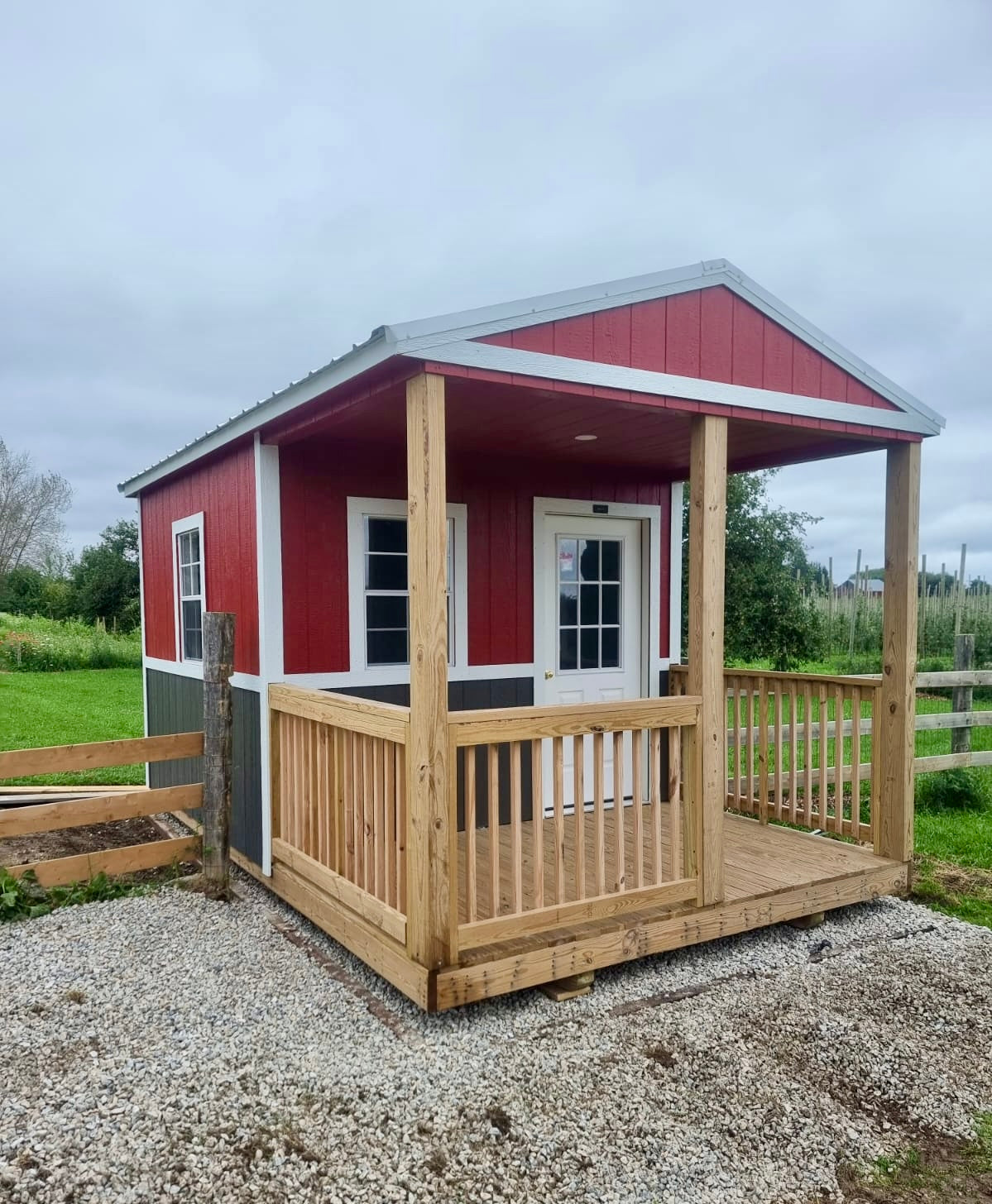 backyard cabin dual tone