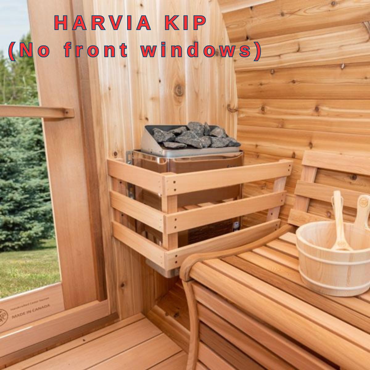 Red Cedar Panoramic Barrel Sauna