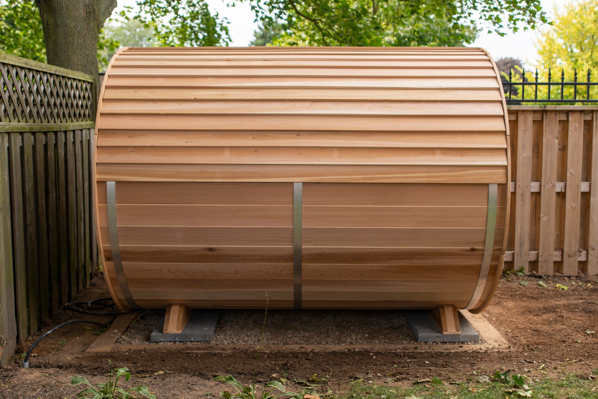 Red Cedar Barrel Sauna