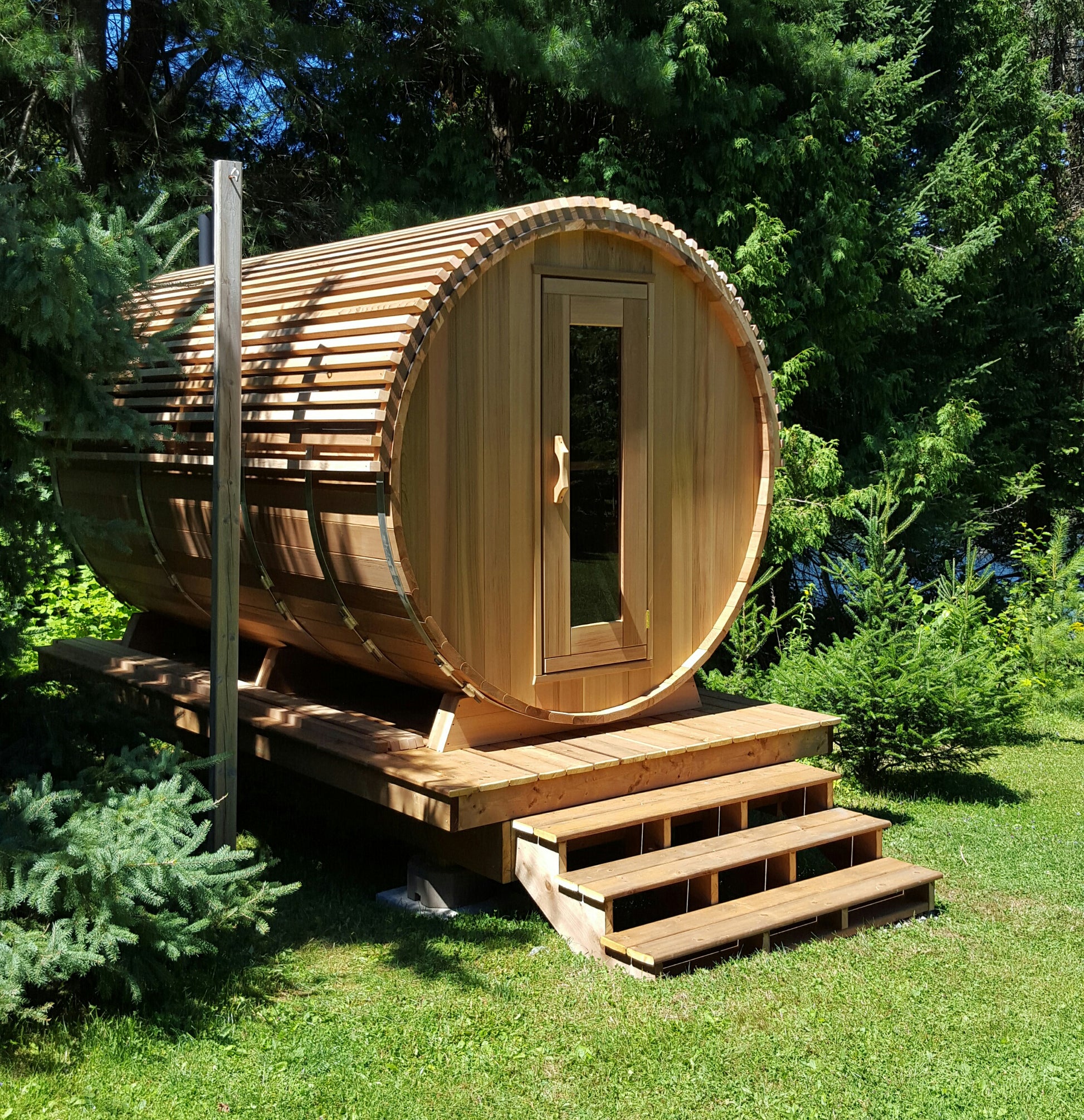 red cedar barrel sauna 