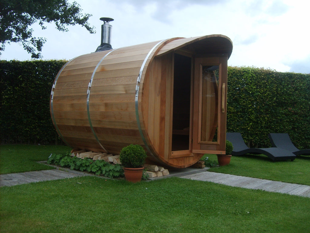 Red Cedar Barrel Sauna