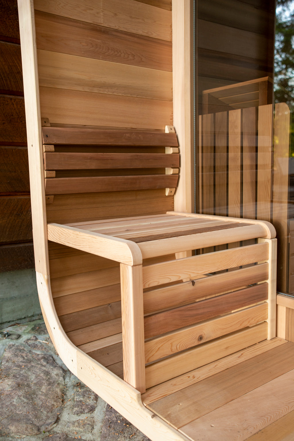 Clear Red Cedar Luna Sauna