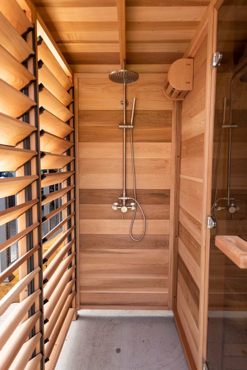sauna shower