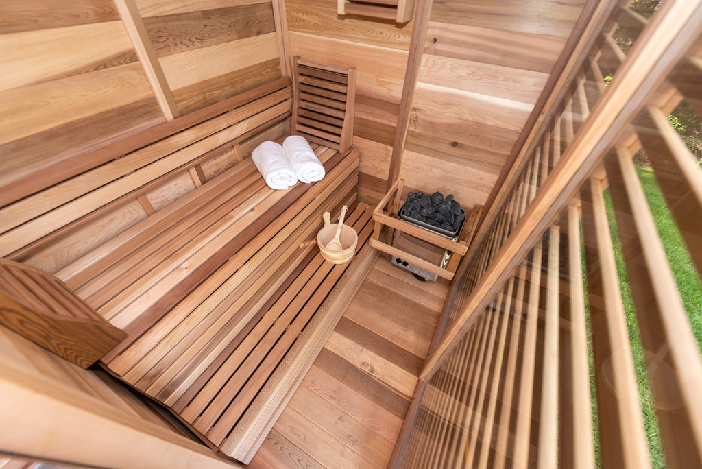 5x8 Cube Sauna With Shower
