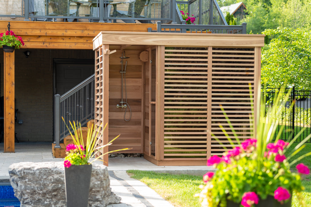 5x8 Cube Sauna With Shower