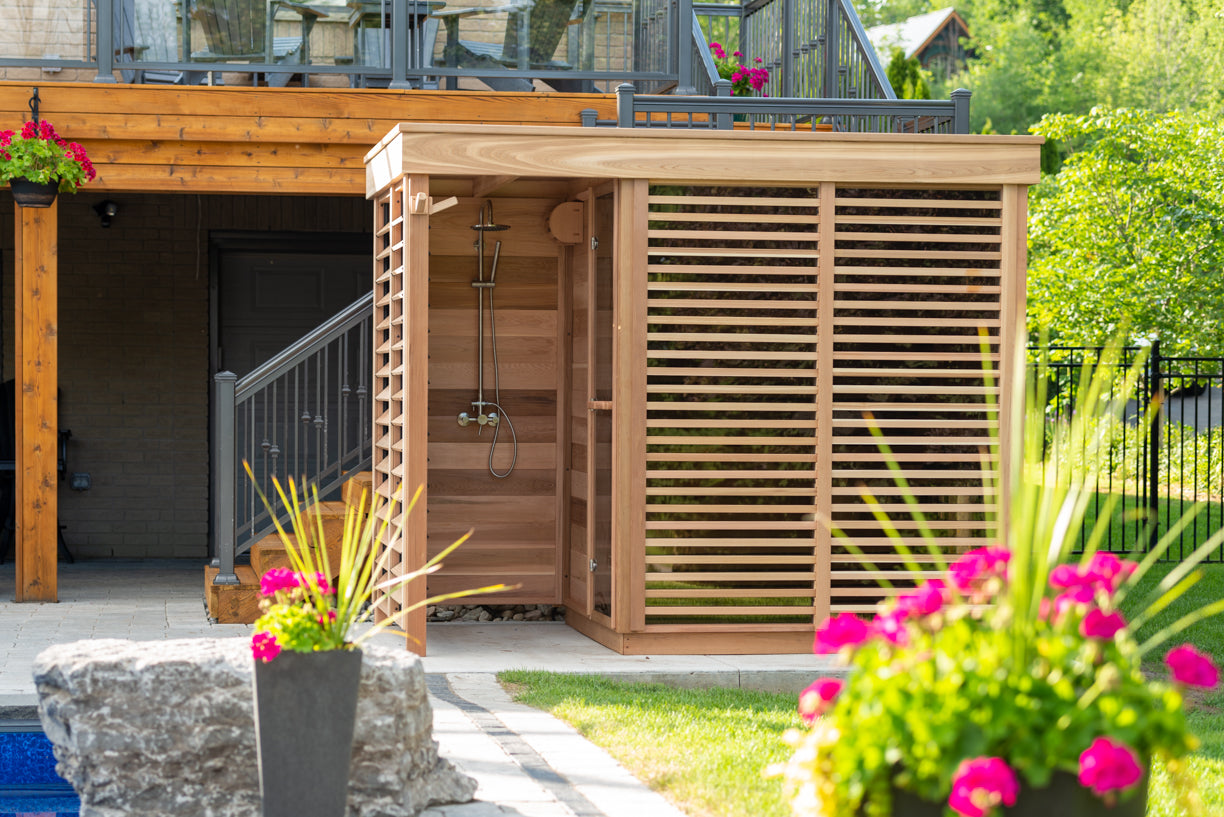5x8 Cube Sauna With Shower