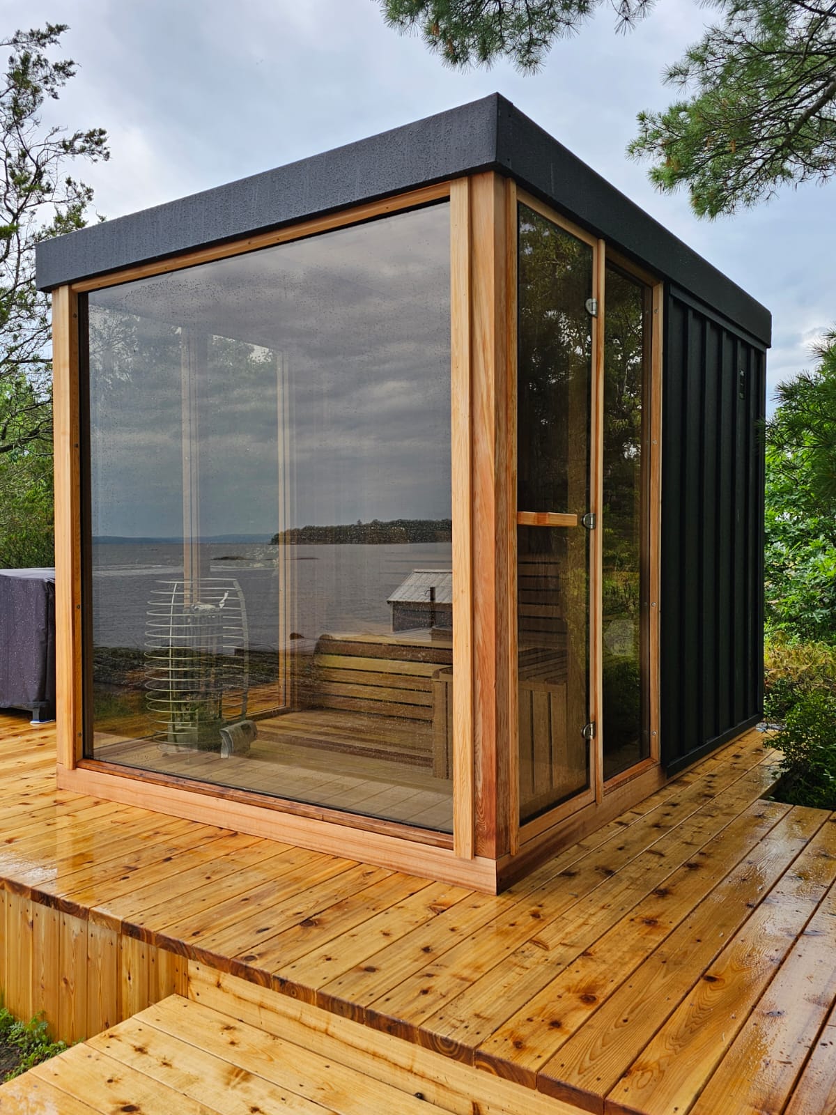 Orion Sauna Front glass