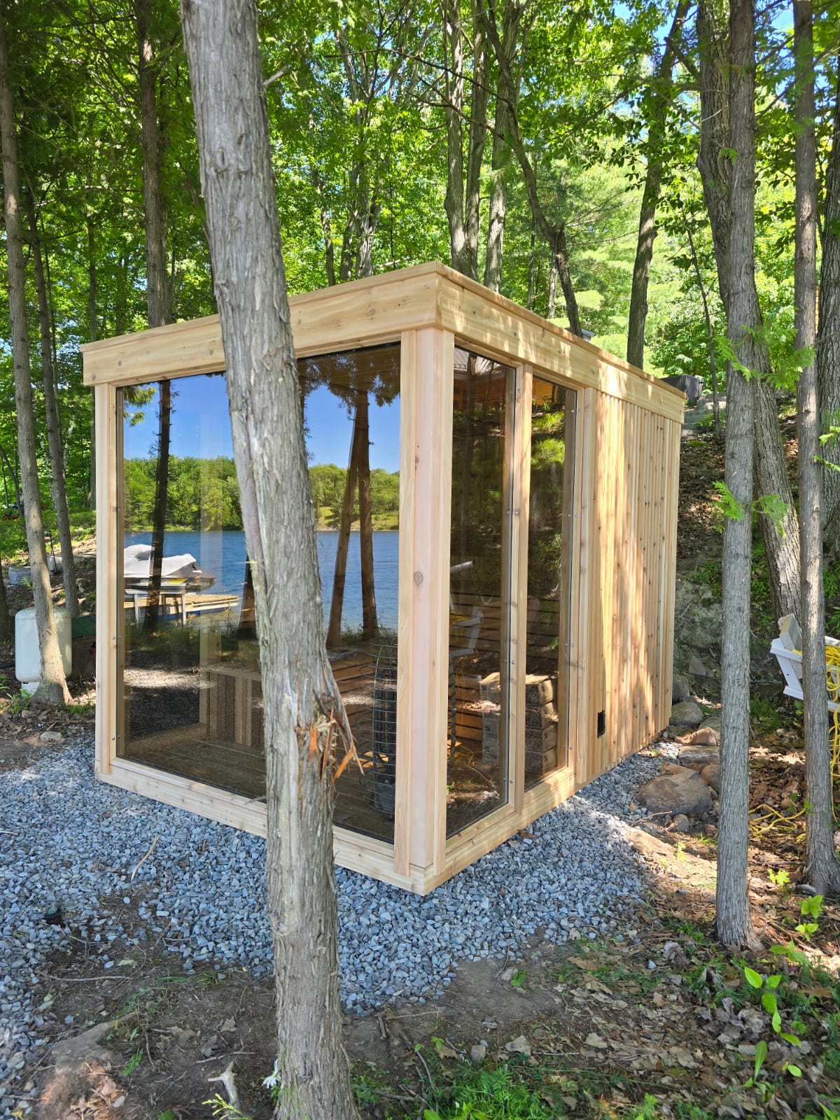 Orion Sauna in woods