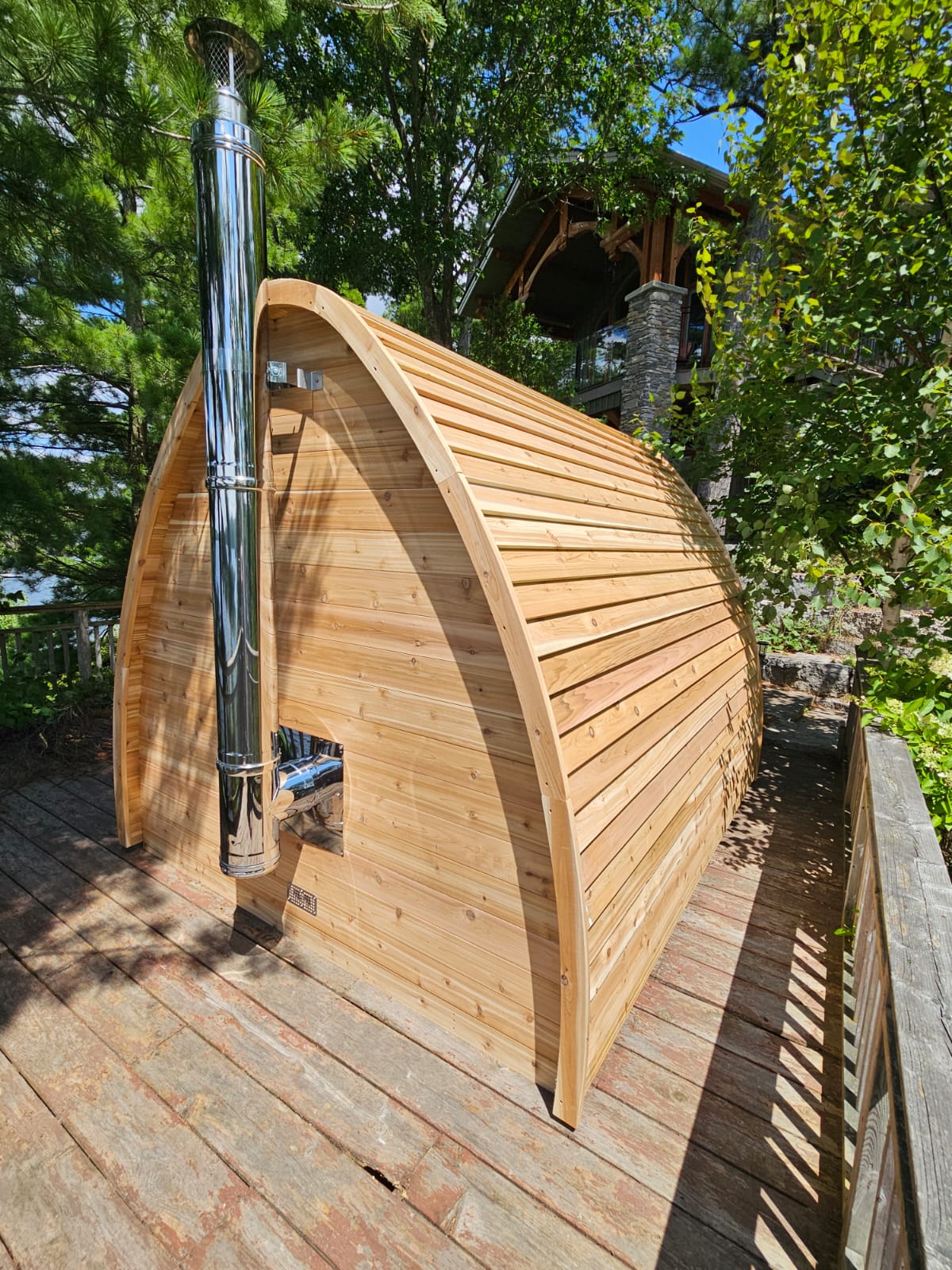 Red Cedar Pod Sauna