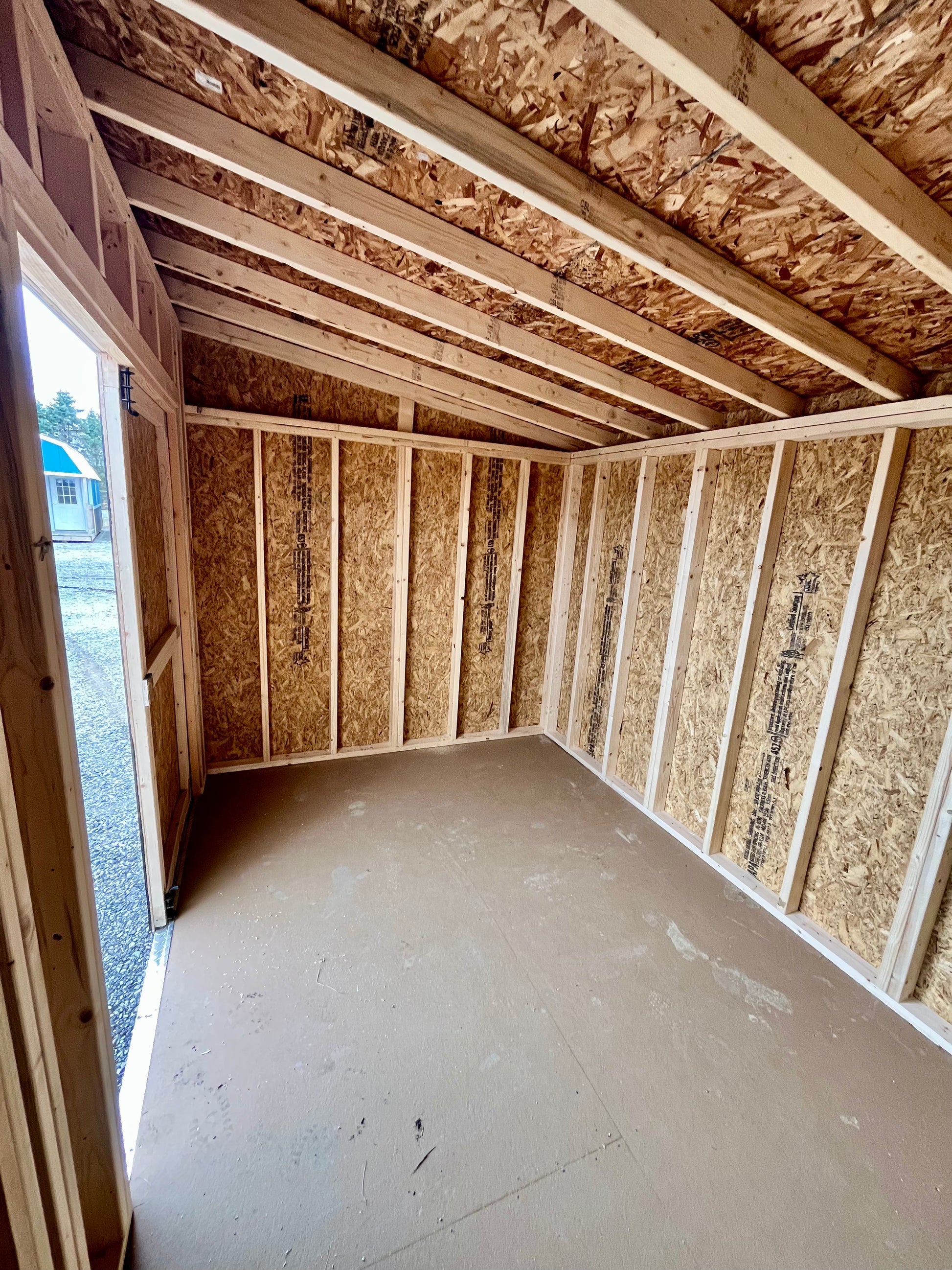 cottage shed inside