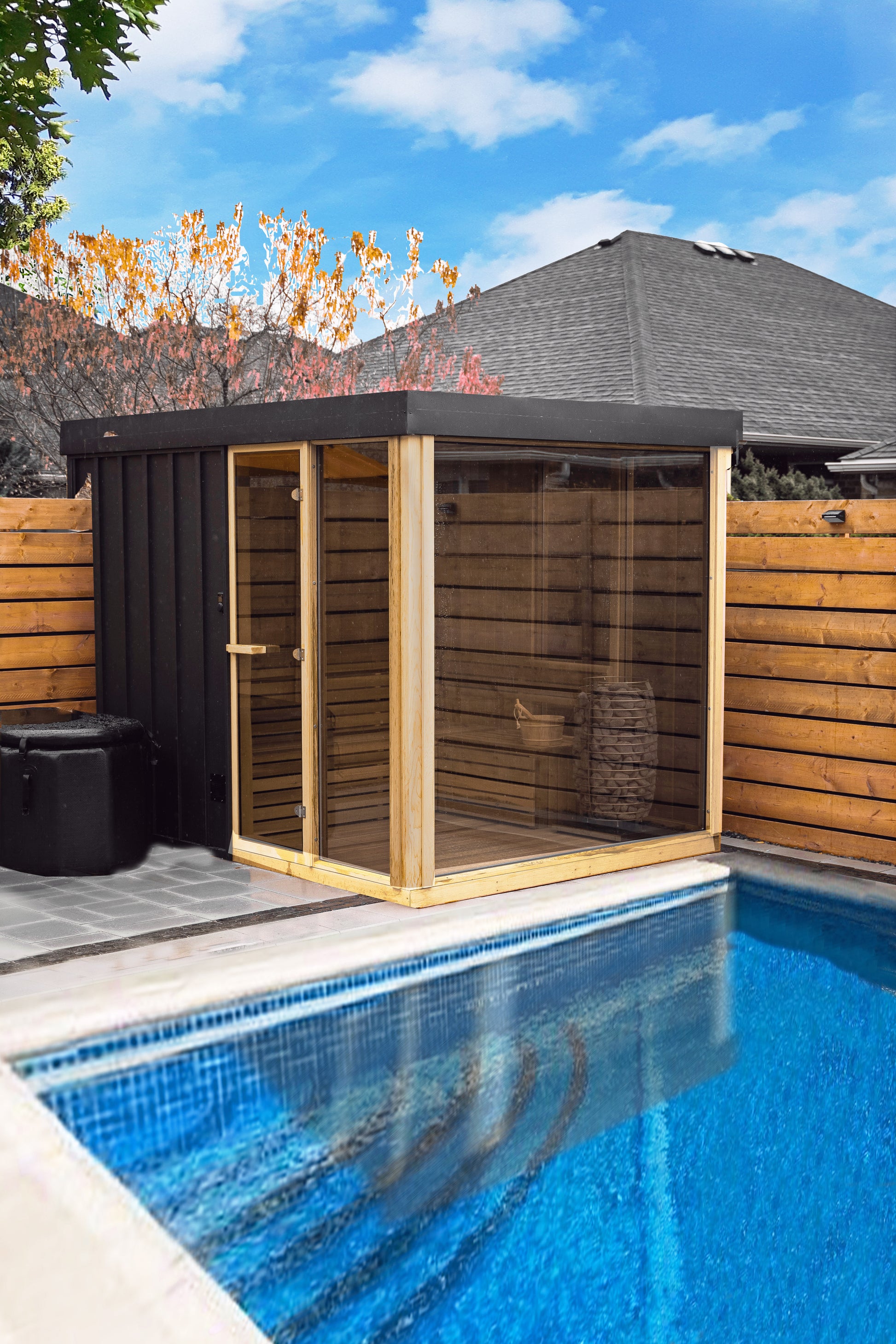 Orion Sauna at pool