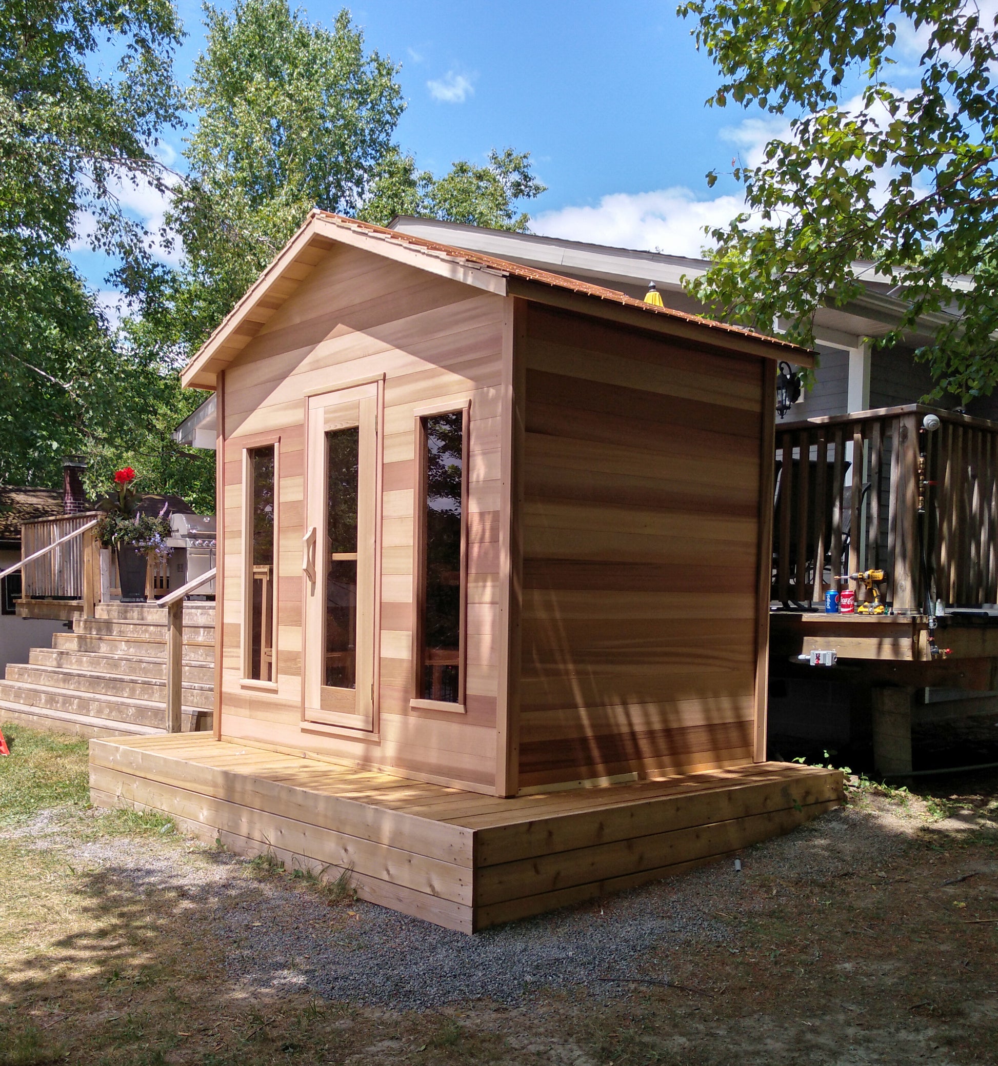 Red Cedar Cabin Sauna