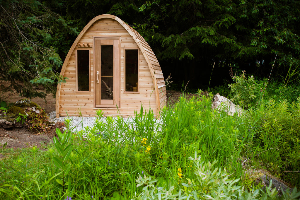 red cedar pod sauna
