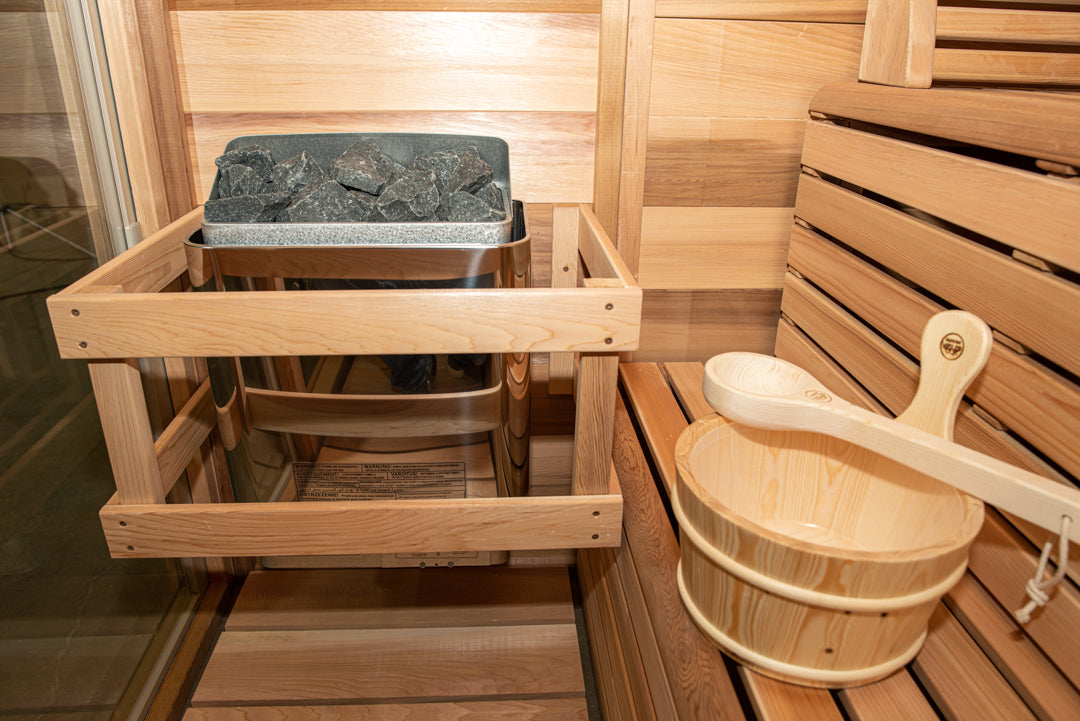 pure cube indoor sauna heater