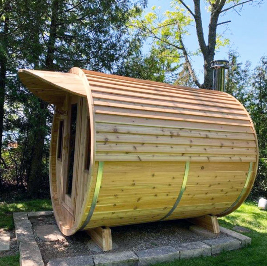 Red Cedar Barrel Sauna