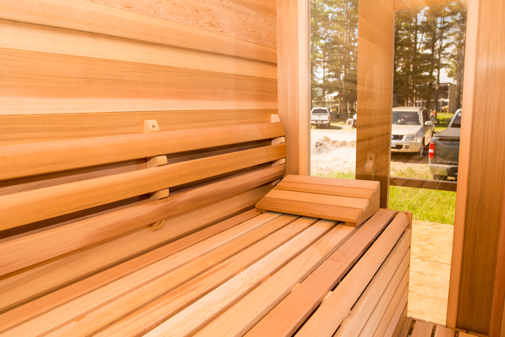 Clear Red Cedar Luna Sauna