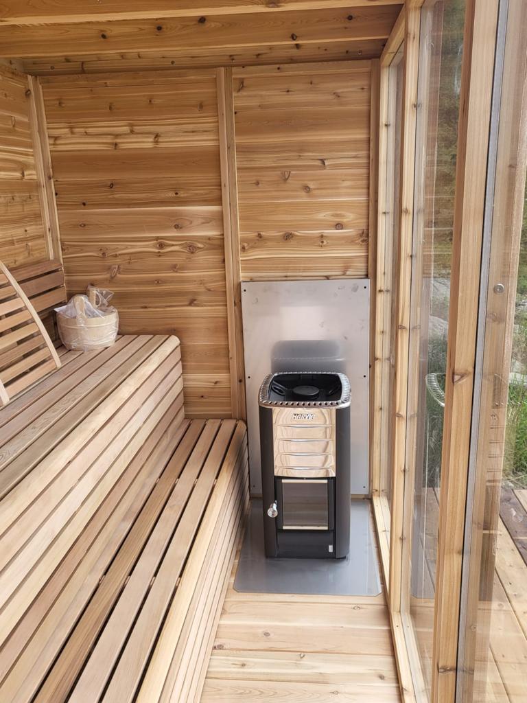 5x8 Cube Sauna With Shower