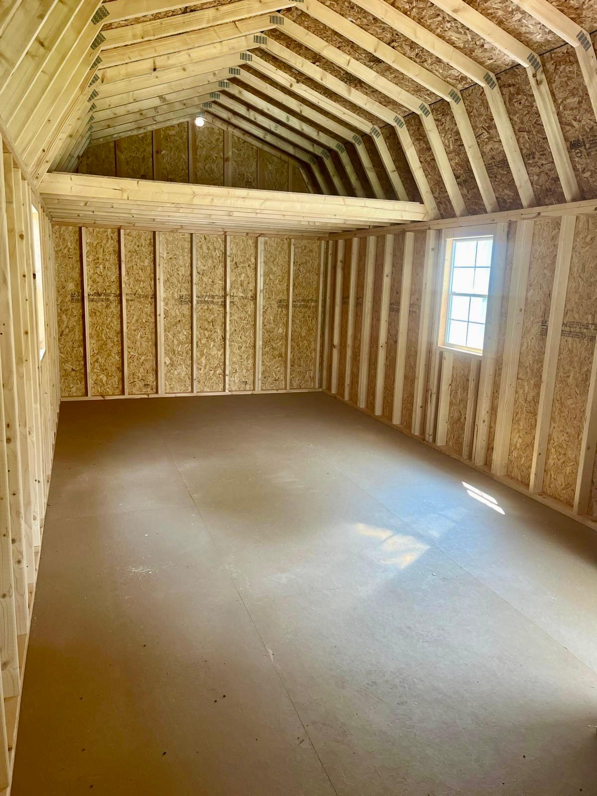 12x32 premier lofted barn cabin interior lofts