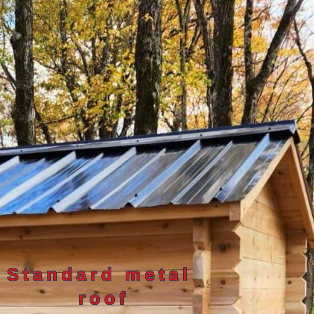 White Cedar Lean To Sauna