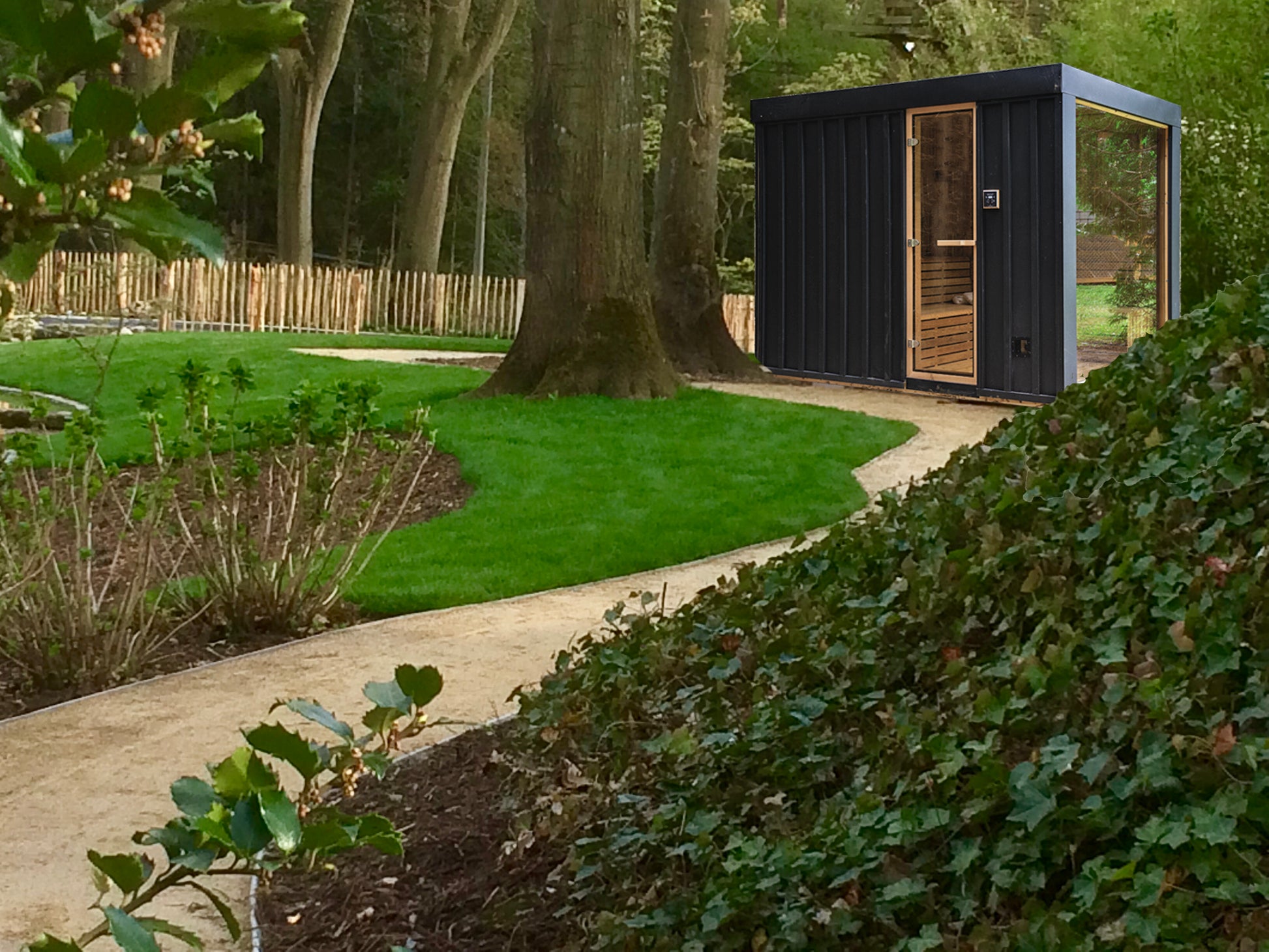 Neptune sauna and beautiful setting
